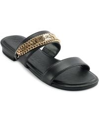 Karl Lagerfeld - Paris Cushioned Insole Everyday Canne-double Band Sandal Heeled - Lyst