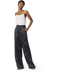 Equipment - Clement Trouser In True Black And Nature White - Lyst