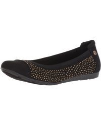 anne klein sport women's able fabric ballet flat
