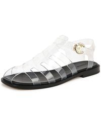 Vince - S Melina Jelly Fisherman Sandal Clear 9.5 M - Lyst