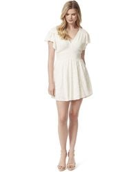 Jessica Simpson - Khloe Flutter Short Sleeve Mini Dress Pullover - Lyst
