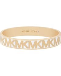 Michael Kors - Gold-tone Brass Bangle Bracelet - Lyst