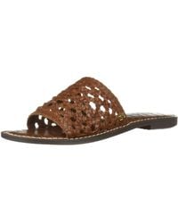 genovia woven slide sandal