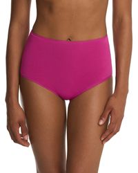 Natori - Bliss Bare Cotton High Waist Brief - Lyst