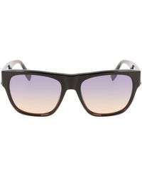 Karl Lagerfeld Kl6074s Rectangular Sunglasses - Black