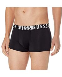 GUESS Mens Originals Striped Boxer Trunk