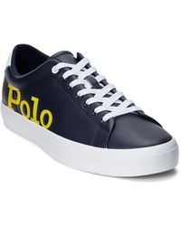 Polo Ralph Lauren - Men's Longwood Leather Lace-up Sneakers - Lyst