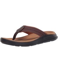 sandali skechers uomo marroni
