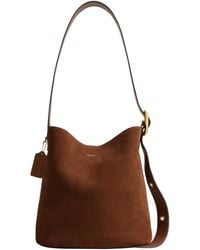 COACH - Bleeker Bucket Bag In Suede - Lyst