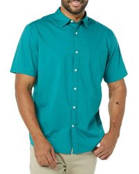 Amazon Essentials - Short-sleeve Stretch Poplin Shirt - Lyst