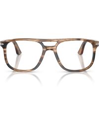 Persol - Po3329v Greta Aviator Prescription Eyewear Frames - Lyst