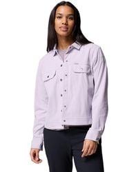 Columbia - S Blue Point Creek Short Corduroy Shirt Jacket - Lyst
