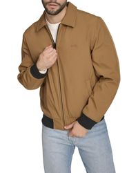 Levi's - Lightweight Softshell Varsity Rib Knit Bomber Jacket - Lyst