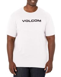 Volcom - Mens Crisp Euro Short Sleeve Tee T Shirt - Lyst
