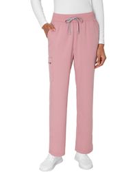Hanes - , Comfort Fit Healthcare Pants For , Moisture-wicking Medical Scrubs, Pink Mauve - Lyst
