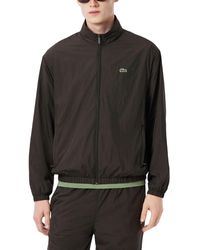 Lacoste - Water-repellent Hooded Track Jacket - Lyst