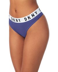 DKNY - Cozy Boyfriend Collection Low Rise Thong - Lyst