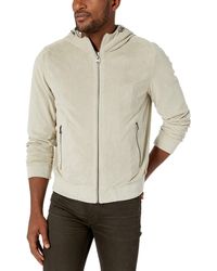 levi's men's shorty snorkel quilted hoody bomber