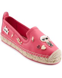 Karl Lagerfeld - Paris Cushioned Insole Everyday Michaela-flat Espadrille Platform - Lyst