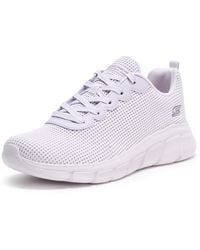 Skechers - Women's Bobs Sport Sneakers – Visionary Essence Lace-up Knit, Vegan & Washable, Flieder, 43 EU - Lyst
