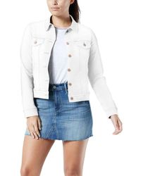 denim jacket in white