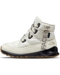 The North Face - Thermoball Lace Up Luxe Wp Bottes pour femme Gardenia White/Tnf Black 37 - Lyst