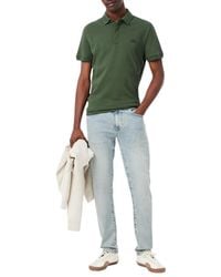 Lacoste - Slim Fit Stretch Cotton Denim Jeans - Lyst