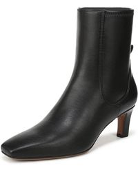 Franco Sarto - Tarrin Ankle Boot Black Faux Leather 9 M - Lyst