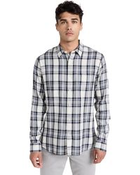 Vince - S Ocean Plaid L/s - Lyst