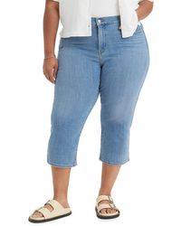 Levi's - Plus Size 311 Shaping Capri Jeans, - Lyst