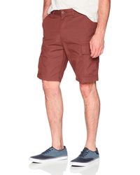 red levi cargo shorts