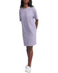 Hanes - Essentials Cotton T Dress - Lyst