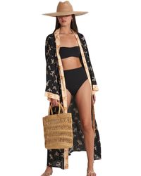 Gottex - Standard Beach Life Diamond Kimono One Size - Lyst
