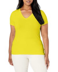 Nautica - Easy Comfort V-neck Supersoft Stretch Cotton T-shirt - Lyst