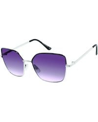 Tahari Th787 Uv Protective Square Sunglasses - Purple