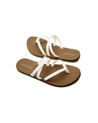 Volcom - Easy Breezy Ii Flip Flop Sandals - Lyst
