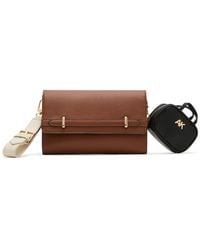 Anne Klein - Wallet On A Chain With Detachable Wristlet Strap And Pouch - Lyst