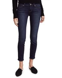 PAIGE - Transcend Verdugo Ankle Skinny Jeans - Lyst