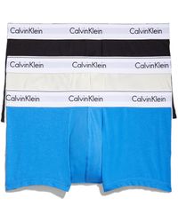 Calvin Klein - Modern Cotton Stretch 3-pack Low Rise Trunk - Lyst