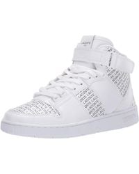 lacoste high tops white