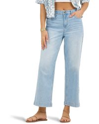 Lee Jeans - Legendary 26" Wide Leg Crop Jean - Lyst