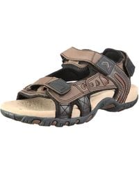 Geox - Uomo Sandal Off Road 6 Athletic Sandal,brown/black,44 Eu/11 M Us - Lyst