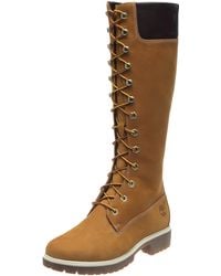 Timberland - 14 Inch Premium Wp Knee-high Boot,wheat,7 M Us - Lyst
