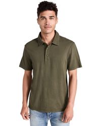 Vince - S Garment Dye S/s Polo Shirt - Lyst