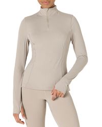 Amazon Essentials - Active Formflex Buttery Soft Slim Fit Quarter Zip Long Sleeve Pullover Jacket - Lyst