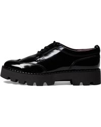 Franco Sarto - S Balin Oxford Lace Up Loafers Black Gloss 5.5 M - Lyst