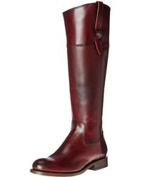 frye jayden button tall leather & suede boot