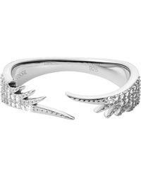 fossil silver rings for women