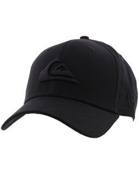 Quiksilver - Mountain And Wave Black Hat Baseball Cap - Lyst