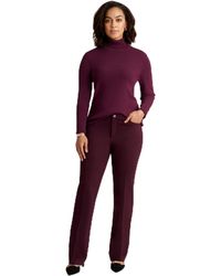 Anne Klein - Long Sleeved Turtleneck Deep Plum - Lyst